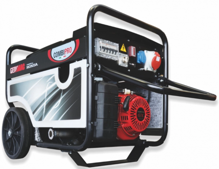 Generator de curent GENMAC CombiPro G7900HC-M P maxim 6,4 KW/400V 2,2 KW/230V motor Honda GX390 DE
