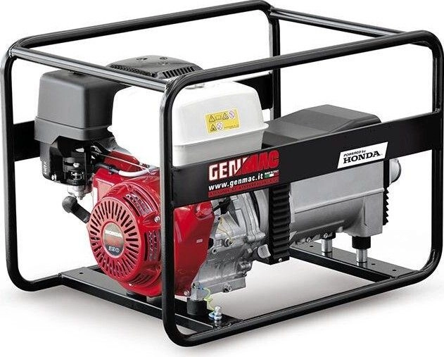 Generator de curent GENMAC Click RG7300HO putere maxima 6,4 kW 230V motor Honda GX390