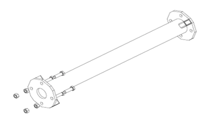 Distantier – prelungitor 1.000 mm pentru ranforsare panouri sprijinire, greutate 15.4 kg