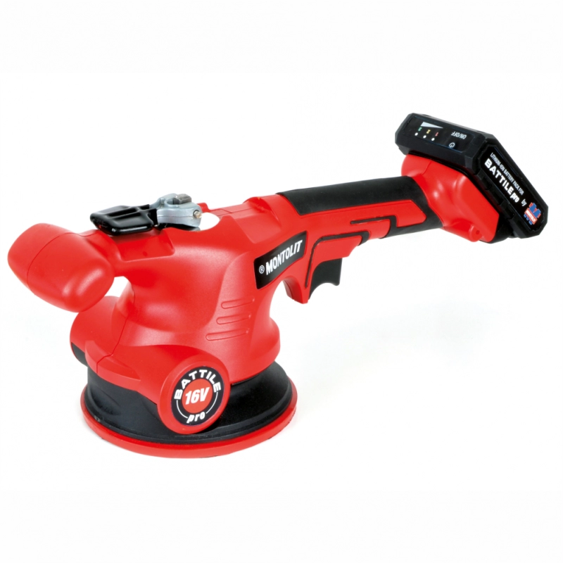 Ventuza electrica vibranta cu acumulator MONTOLIT Battile Pro  Li-ion 16V 2 Ah