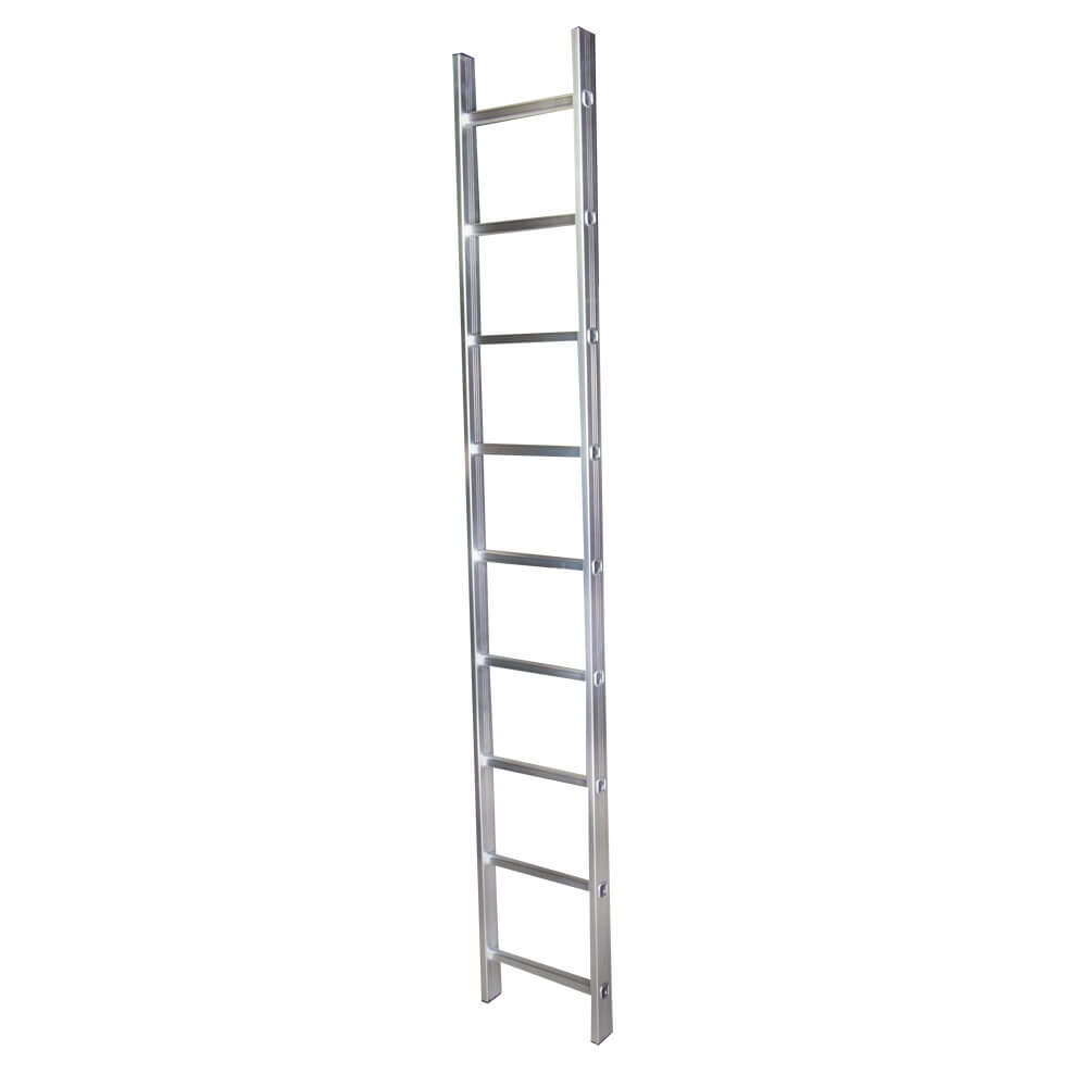 Scara simpla aluminiu BISONTE STR109 9 trepte inaltime maxima 2.53 m