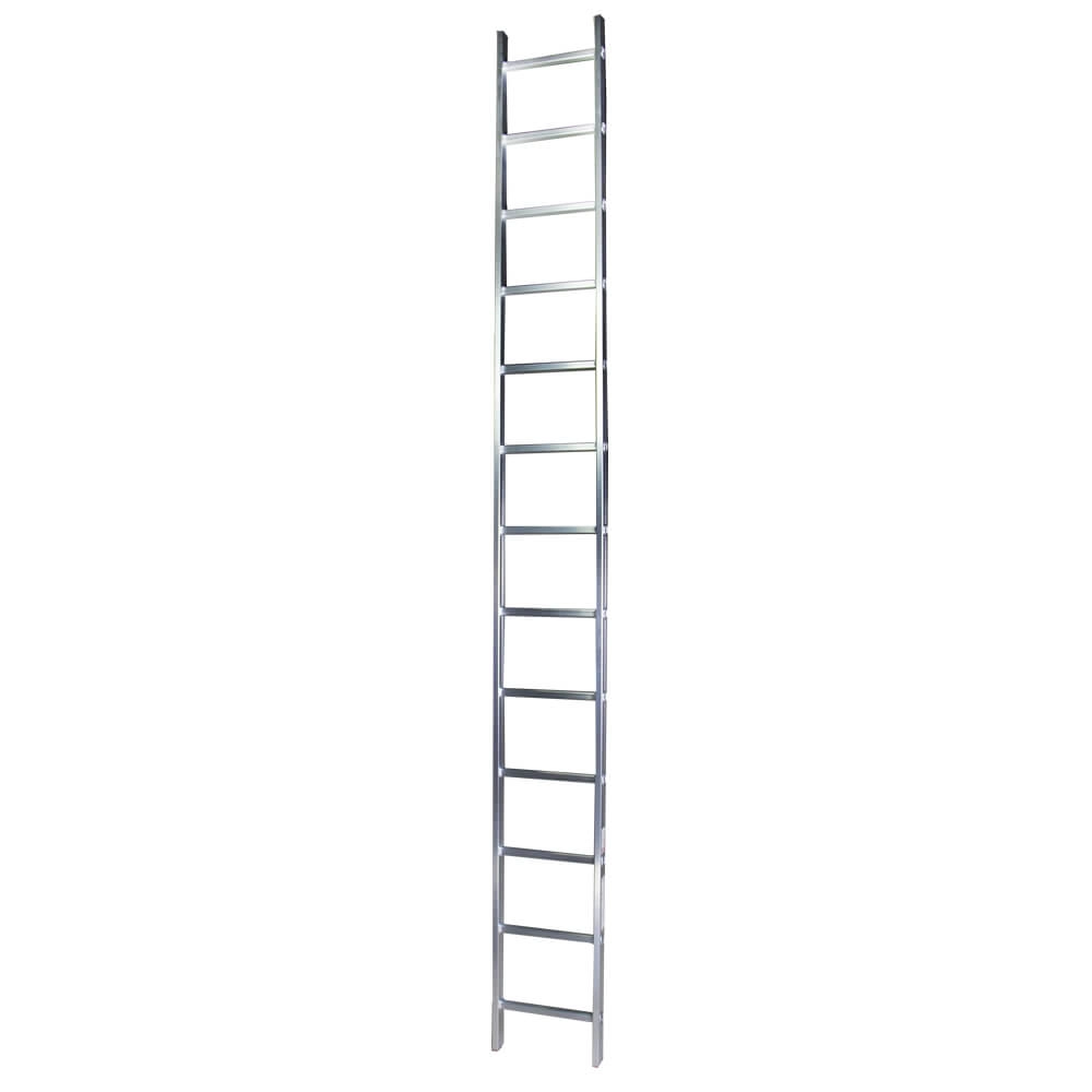 Scara simpla aluminiu BISONTE STR113 13 trepte inaltime maxima 3.8 m