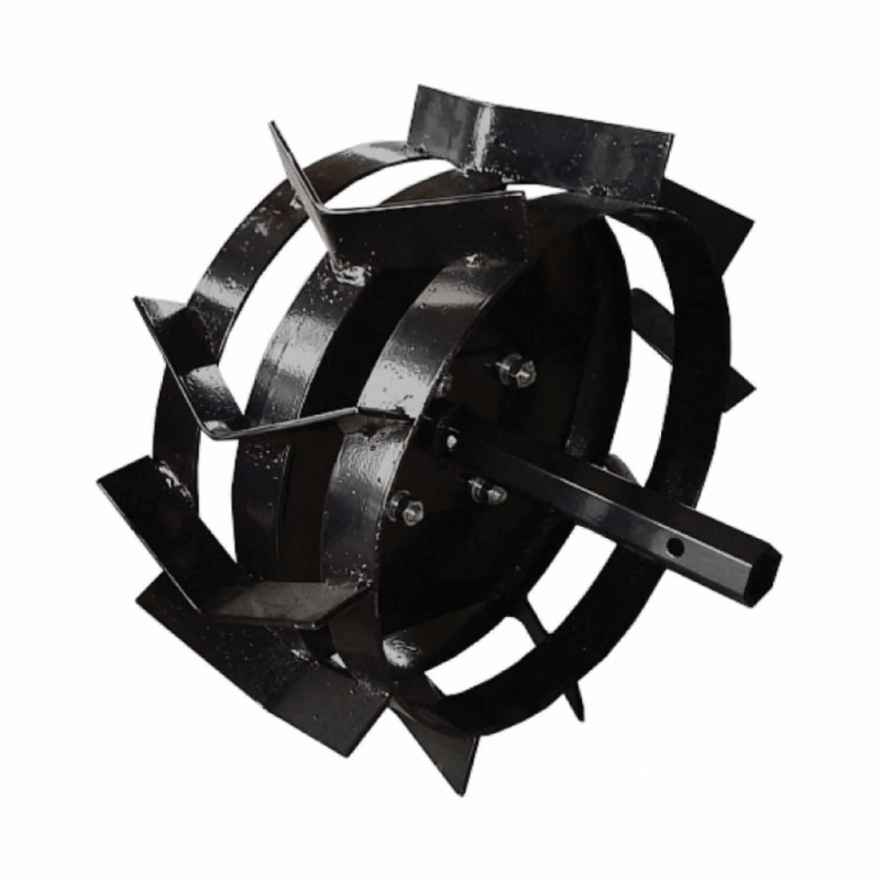 Roata metalica 4.00-8 BISONTE Agro Garden cu manicot, ax hexagonal Ø 23 mm