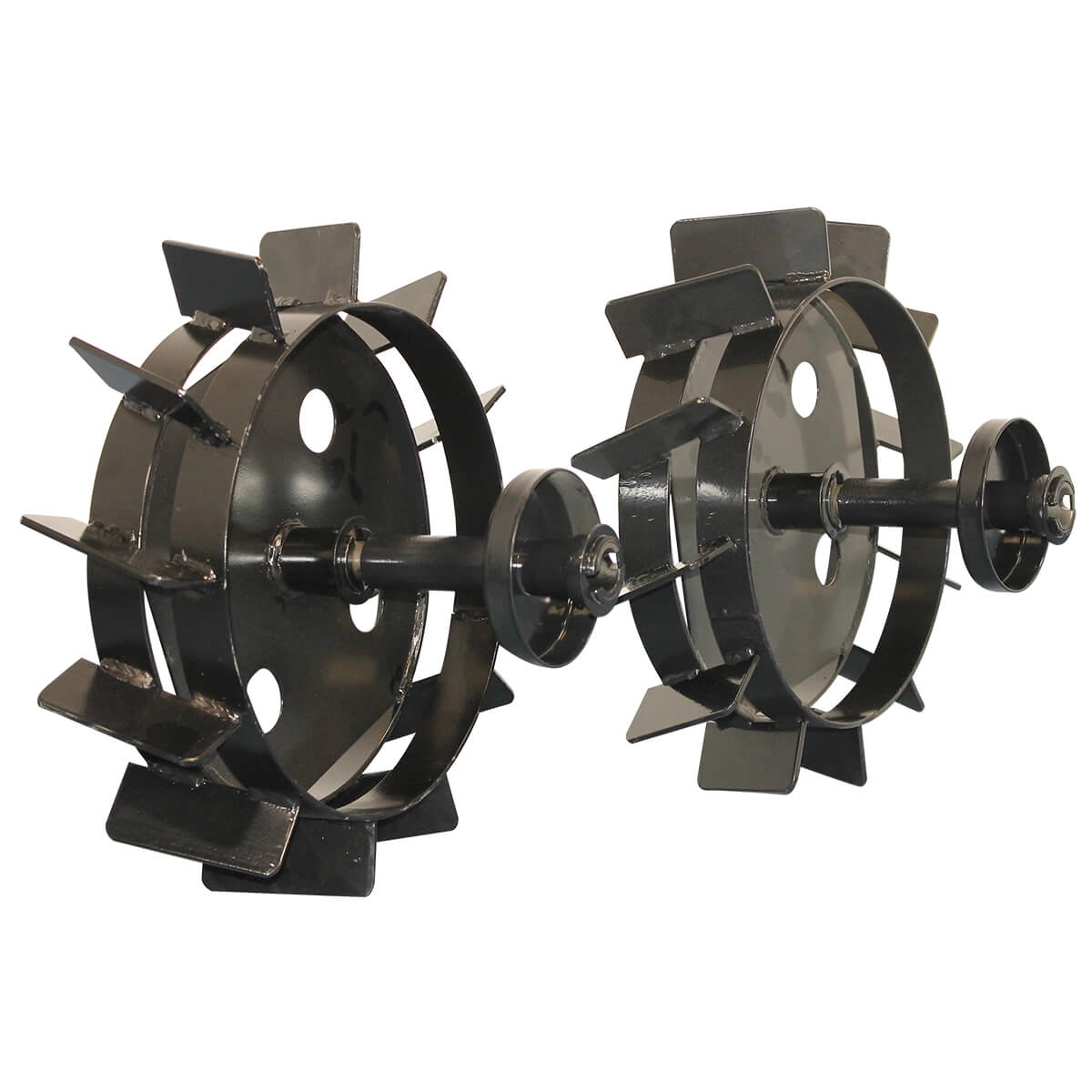 Set roti metalice si plug BISONTE Agro Garden pentru BTA-SP360