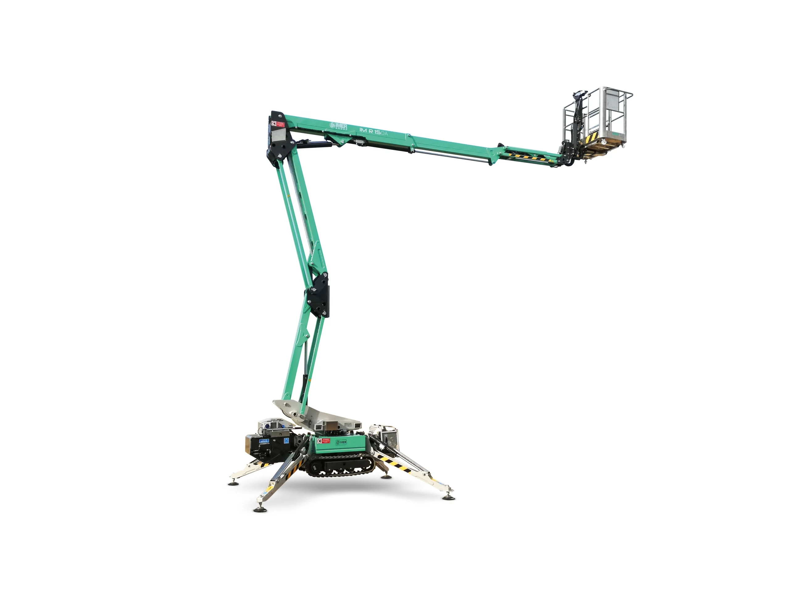 Nacela cu senile tip spider IMER ACCESS IM R15 DA H lucru 15.1m/maxim 230kg, GX390 11cp