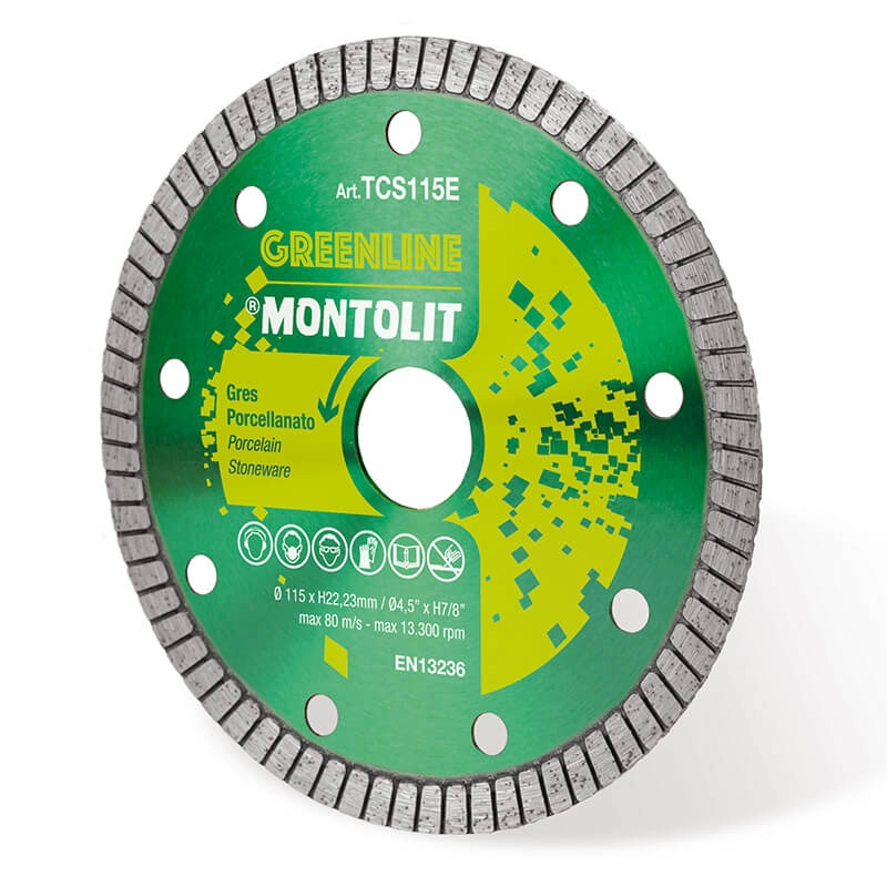 Disc Montolit TCS125E diamantat pentru ceramica Ø 125 mm