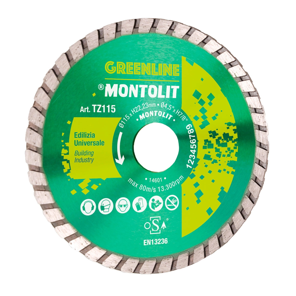 Disc Montolit TZ230P TURMONT 230P ECO diamantat