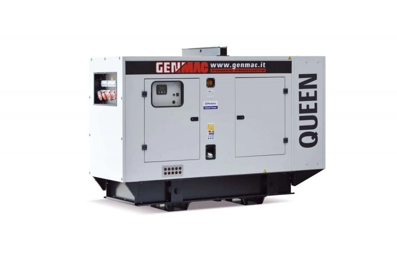 Generator insonorizat GENMAC Queen G170IS putere maxima 176 kVA 400V motor Iveco