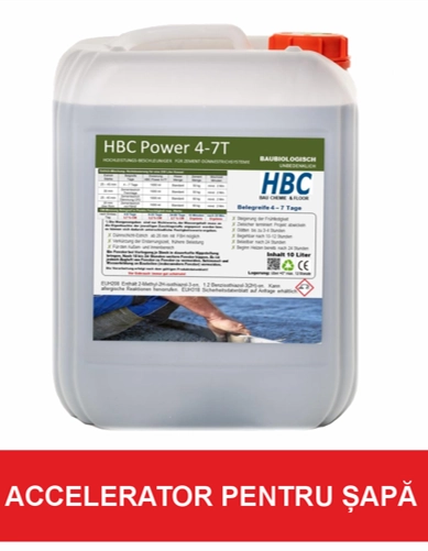 Aditiv accelerator pentru sape HBC 4-7T Power, bidon 10L