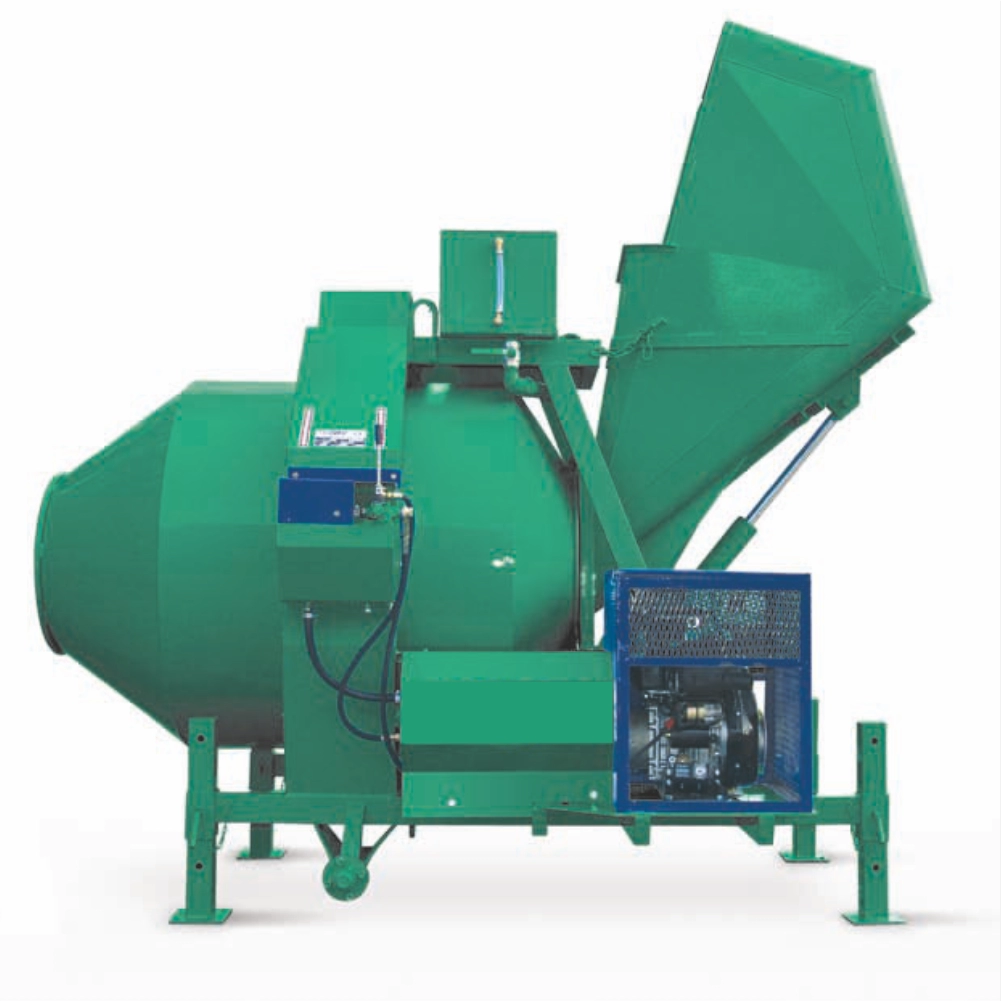 Betoniera cu automatizare BIR 750DE, Diesel, 10,5 kW, 750 l, 17 m³/h, pornire electrica