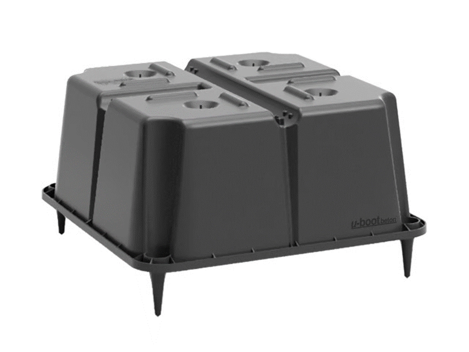 Sistem de cofrare din plastic U-BOOT 10+09 cm SINGLE