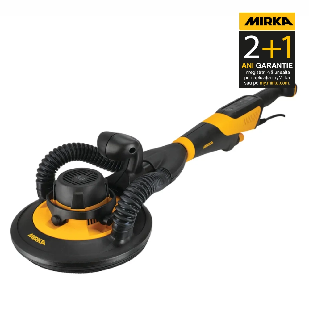 Masina de slefuit Mirka LEROS-S 950CV 225mm Orbita 5.0mm, geanta de transport, lungime totala 88 cm