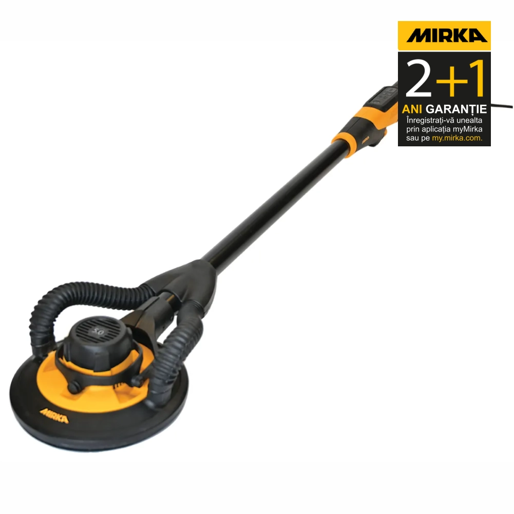 Masina de slefuit Mirka LEROS 950CV 225mm Orbita 5,0mm, geanta de transport, lungime totala 144 cm