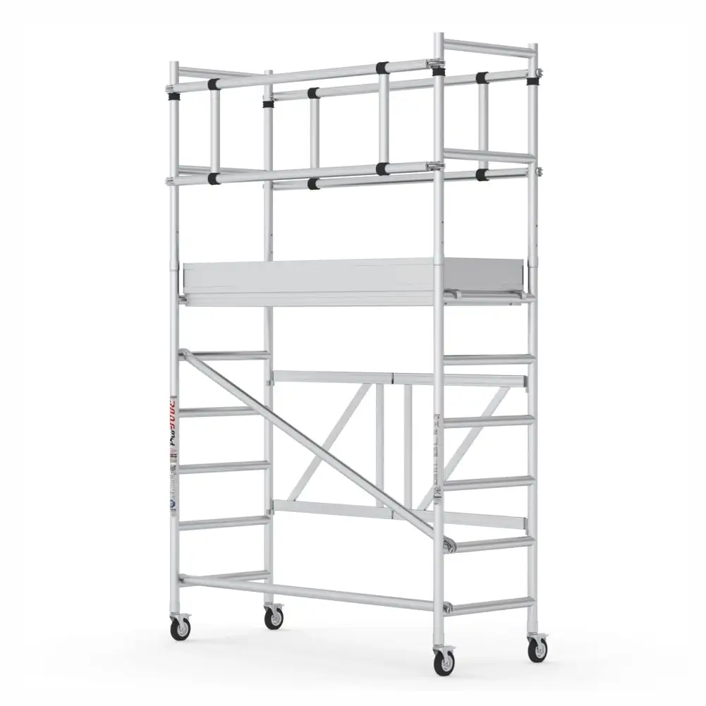 Bisonte ProTUBE F180 Schela mobila profesionala din aluminiu H lucru 3,6m