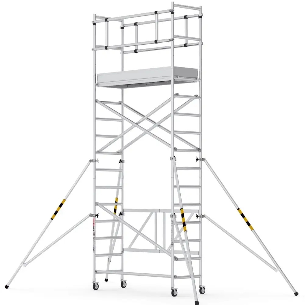 Bisonte ProTUBE F360 Schela mobila profesionala din aluminiu H lucru 5,4m