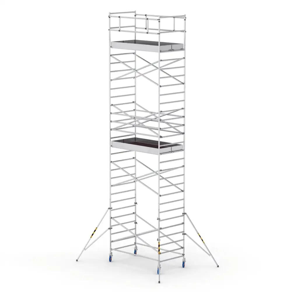 Bisonte ProTUBE L10 Schela mobila profesionala din aluminiu H lucru 9,8m