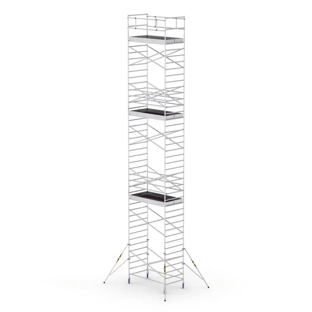 Bisonte ProTUBE L14 Schela mobila profesionala din aluminiu H lucru 13,8m