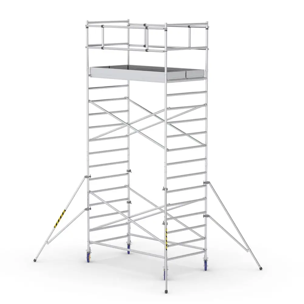 Bisonte ProTUBE L6 Schela mobila profesionala din aluminiu H lucru 6,2m